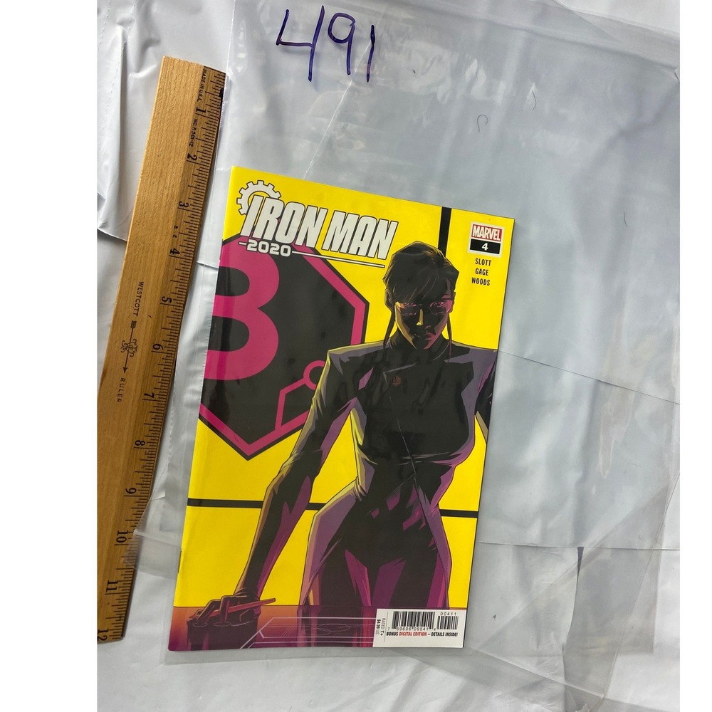 Iron Man 2020 Comic Book 4 Marvel Slott Gage‎ Woods